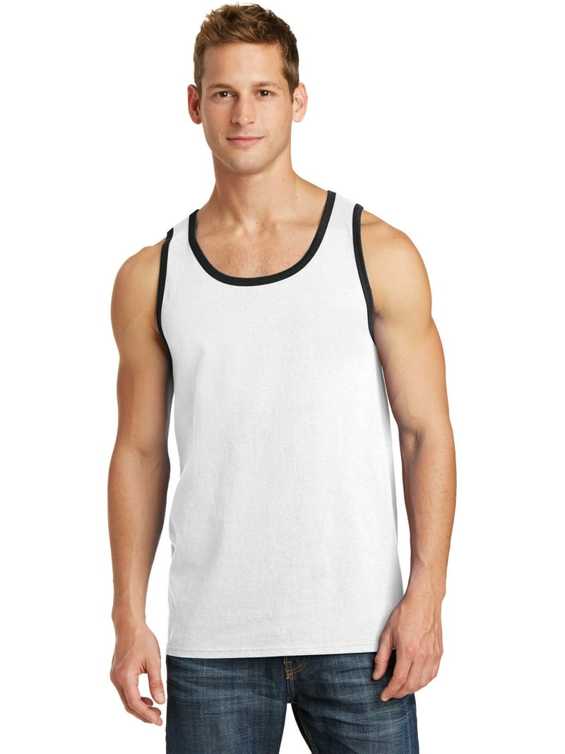 Port & Company Men's Core Cotton Tank Top. PC54TT - Walmart.com
