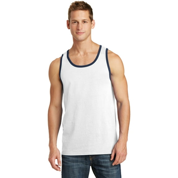 Port & Company Men's Core Cotton Tank Top. PC54TT