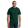 thumbnail image 1 of Port & Company Men's Cotton/Polyester T-Shirt with Pocket - XXXX-Large - Dark Green, 1 of 6