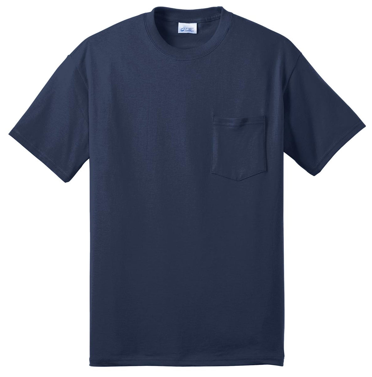 Port & Company Men's Durable Stylish Pocket T-Shirt - Walmart.com