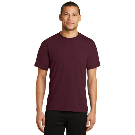 Port & Company Men's Essential Blended Performance Tee_Athletic Maroon_2XL