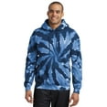 thumbnail image 1 of Port & Company Men's Essential Tie Dye Pullover Hooded Sweatshirt 3XL Navy, 1 of 2