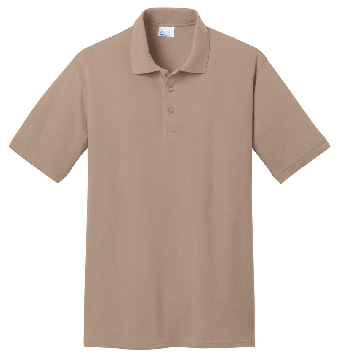 Port & Company Men's Exceptional Knit Collar Polo Shirt - Walmart.com