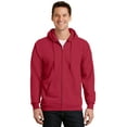 thumbnail image 1 of Port & Company Men's Full Zip Hooded Drawcord Sweatshirt, 1 of 2