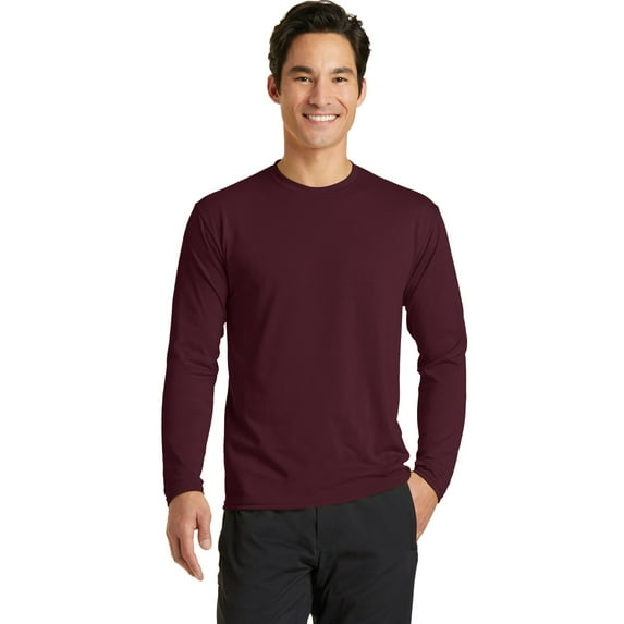 Port & Company Men's Long Sleeve Blended Performance Tee