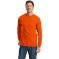 thumbnail image 1 of Port & Company Men's PC61LSP T-Shirt Long Sleeve Essential with Pocket, 1 of 6
