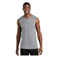 thumbnail image 1 of Port & Company Men's Sleeveless Core Cotton Athletic T-Shirt Athletic Heather Small, 1 of 5