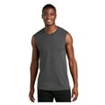 thumbnail image 1 of Port & Company Men's Sleeveless Core Cotton Athletic T-Shirt Dark Heather Grey Medium, 1 of 5