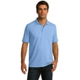 thumbnail image 1 of Port & Company Men's Tall 55 Ounce Jersey Knit Polo 2XLT Light Blue, 1 of 3