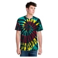 thumbnail image 1 of Port & Company Men's Tie-Dye Cotton Short Sleeve T-Shirt Island Spiral 2X-Large, 1 of 3