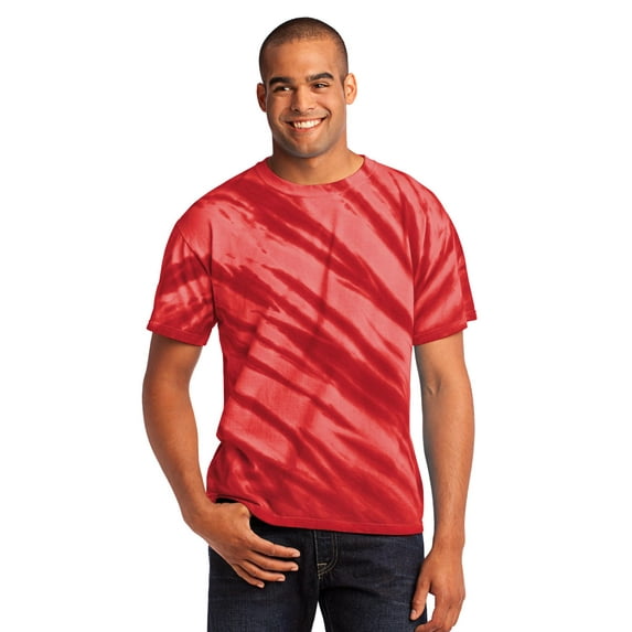 Port & Company Men's Tiger Stripe Tie-Dye T-Shirt PC148
