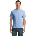 thumbnail image 1 of Port & Company Mens 50/50 Cotton/Poly T-Shirt PC55 -Light Blue L, 1 of 2