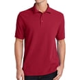 thumbnail image 1 of Port & Company Mens Combed Ring Spun Pique Polo Outfit for Men Blank KP1500 Short Sleeve Cotton Uniforming T-Shirt Gifts S-3XL, 1 of 3