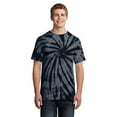 thumbnail image 1 of Port & Company Mens Essential Tie-Dye Tee - Black - Small, 1 of 1