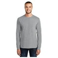 thumbnail image 1 of Port & Company Mens Long Sleeve Essential T-Shirt Athletic Heather 4X-Large, 1 of 6