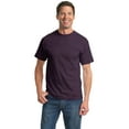 thumbnail image 1 of Port & Company Mens Tall Essential T-Shirt, Eggplant, Large Tall, 1 of 3