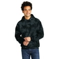 thumbnail image 1 of Port & Company PC144 Crystal Tie-Dye Pullover Hoodie, Black, 4XL, 1 of 3