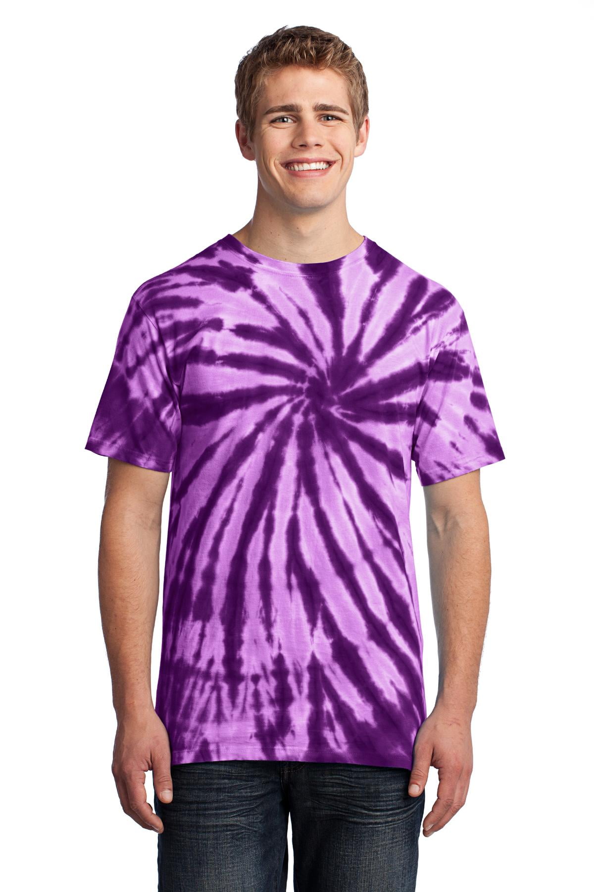 Walmart 4XL Big Adult Tie-Dye T-Shirt, Unique Rainbow Color, 100