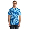 thumbnail image 1 of Port Company PC147 Mens Tie Dye T-Shirt - Royal - 4X-Large, 1 of 2