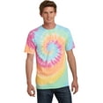 thumbnail image 1 of Port & Company PC147 Tie-Dye Tee, Pastel Rainbow, 2XL, 1 of 1