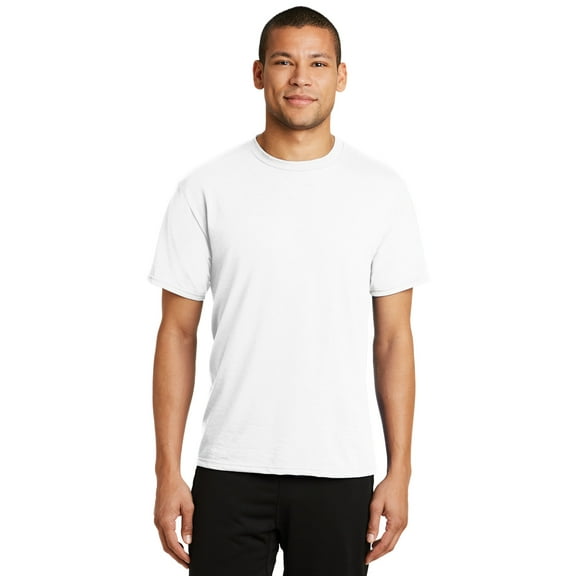 Port Company PC381 Performance Blend Tee, White, S