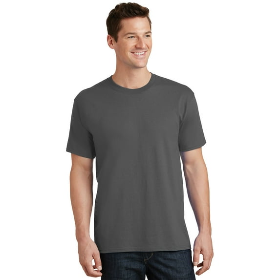 Port & Company PC54 Mens Core Cotton Tees, Charcoal - 2XL
