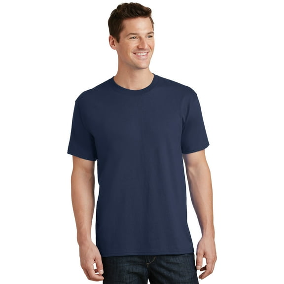 Port & Company PC54 Mens Core Cotton Tees, Navy - Small
