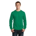 thumbnail image 1 of Port & Company PC54LS Mens Long Sleeve Core Cotton Tees, Kelly - 3XL, 1 of 2