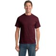 thumbnail image 1 of Port Company PC55 Men's Double T-Shirt - Athletic Maroon - 2X-Large, 1 of 2