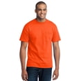 thumbnail image 1 of Port Company PC55P Mens Classic Pocket T-Shirt - Safety Orange - M, 1 of 2