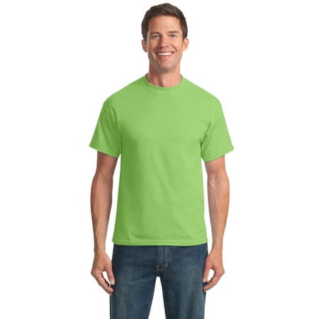 Port & Company PC55T Mens Core Blend Tees, Lime - Extra Large Tall