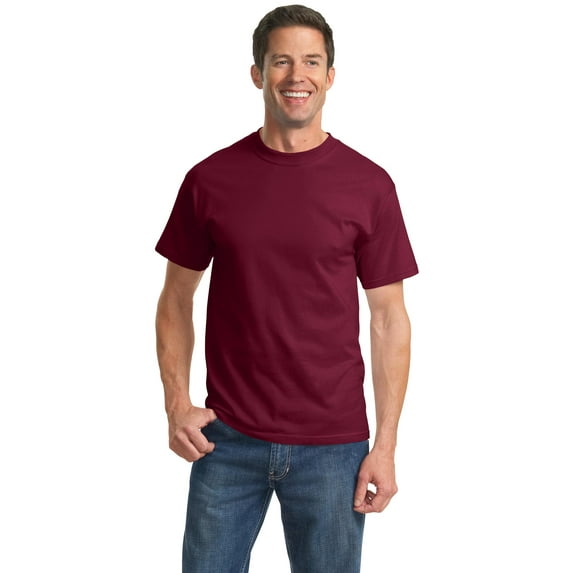 Port & Company PC61 Mens Essential Tees, Cardinal - 6XL