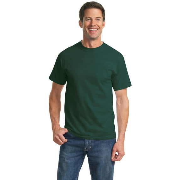 Port & Company PC61 Mens Essential Tees, Dark Green - 6XL