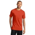 thumbnail image 1 of Port & Company PC61PT Mens Essential Pocket Tees, Orange - 2XL Tall, 1 of 5