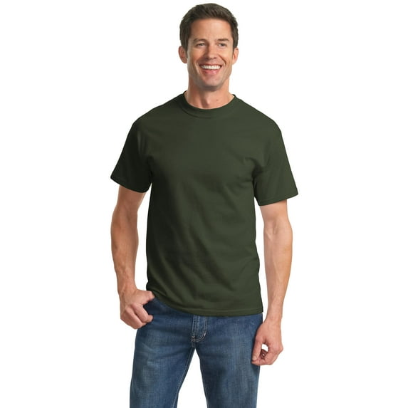 Port & Company PC61T Mens Essential Tees, Olive - Extra Large Tall