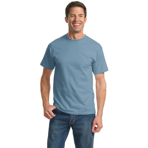 Port & Company - Tall Essential Tee. Pc61t , PC61T , Stonewashed Blue , XXX-Large Tall