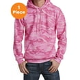 thumbnail image 1 of Port & Company PC78HC Core Fleece Camo Pullover Hooded Sweatshirt , Pink Camo, XL, Mens Pullover Hoodies and Sweatshirts, 1 of 1