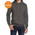 thumbnail image 1 of Port & Company PC78HT Tall Core Fleece Pullover Hooded Sweatshirt, Charcoal, 3XLT, Mens Hoodies and Sweatshirts, 1 of 1