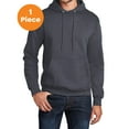 thumbnail image 1 of Port & Company PC78HT Tall Core Fleece Pullover Hooded Sweatshirt, Heather Navy, 4XLT, Mens Hoodies and Sweatshirts, 1 of 1