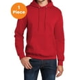 thumbnail image 1 of Port & Company PC78HT Tall Core Fleece Pullover Hooded Sweatshirt, Red, 2XLT, Mens Hoodies and Sweatshirts, 1 of 1