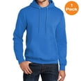 thumbnail image 1 of Port & Company PC78HT Tall Core Fleece Pullover Hooded Sweatshirt, Royal, 2XLT, Mens Hoodies, 1 of 1