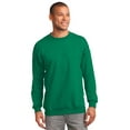 thumbnail image 1 of Port & Company PC90 Mens Essential Fleece Crewneck Sweatshirt, Kelly - 2XL, 1 of 6