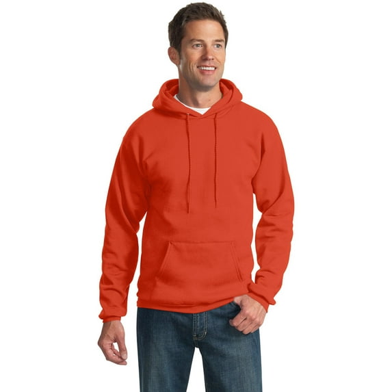 Port Company PC90H Mens Hooded Pullover - Orange - 3X-Large