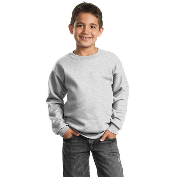 Port & Company PC90Y Youth Core Fleece Crewneck Sweatshirt, Sweatshirts & Hoodies
