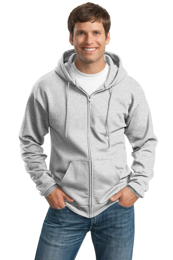 PC90ZHT Tall Essential Fleece Full-Zip Hooded Sweatshirt , Big and Tall Active Jackets and Hoodies