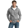 thumbnail image 1 of Port & Company PC90ZHT Tall Essential Fleece Full-Zip Hooded Sweatshirt, 1 of 1
