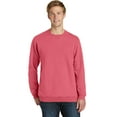 thumbnail image 1 of Port & Company Pigment Dyed Crewneck Sweatshirt-XL (Fruit Punch), 1 of 6