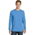 thumbnail image 1 of Port & Company Pigment Dyed Long Sleeve Tee-S (Blue Moon), 1 of 6