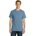 thumbnail image 1 of Port & Company Pigment Dyed Pocket Tee-3XL (Mist), 1 of 6