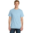 thumbnail image 1 of Port & Company Pigment Dyed Pocket Tee (PC099P) Glacier, M, 1 of 2